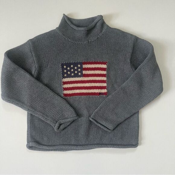 Ralph Lauren Vintage American Flag Knit Sweater - Picture 2 of 11